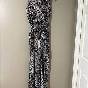 BeBop Black and White Jumpsuit Chic and Versatile